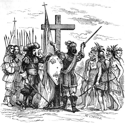 Jacques Cartier explores the Great Lakes and the the St. Lawrence River