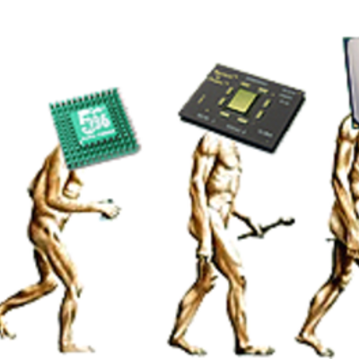 Timeline: evolución del dispositivo básico de construcción de las computadoras (gabriela manrique)