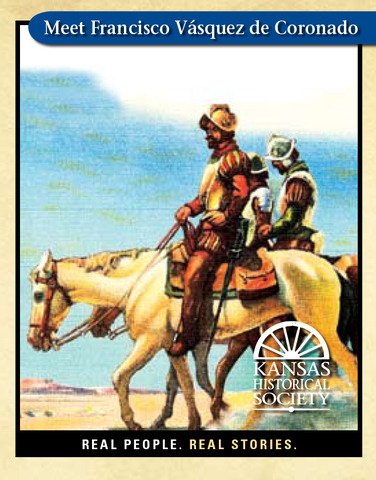Francisco Vazquez de Coronado explores Kansas