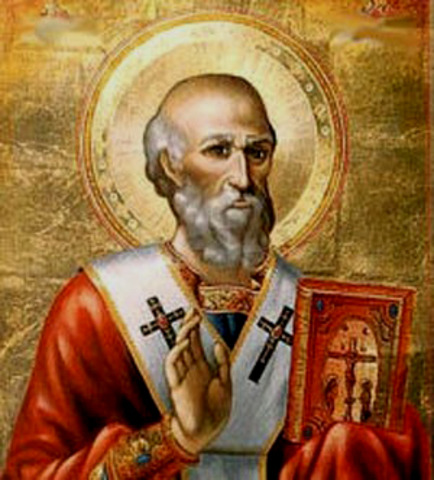 Saint Athanasius writes the list of New Testement books