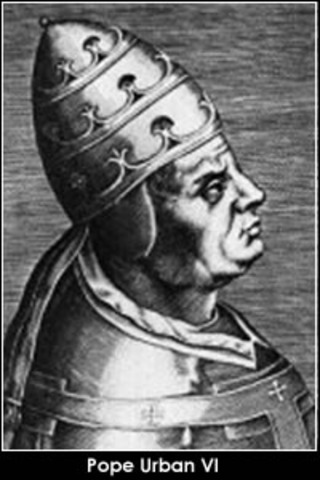 Urban VI was voted as Pope