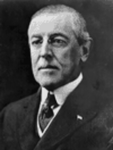 President Wilson states support of women suffrage amendment