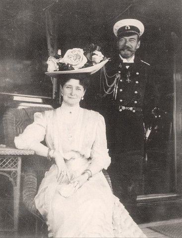 Nicholas II and his wife