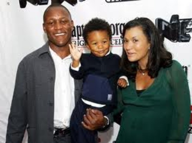 Sanders has a baby boy. His name was BJ.