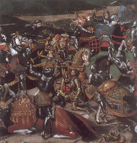 Defeats French at Battle of the Spurs