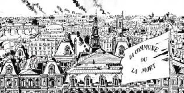 The formation of the Insurrectionary Commune