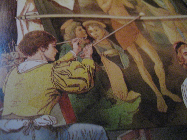 Leonardo was Apprenticed to Andrea del Verricchio in the year 1469.