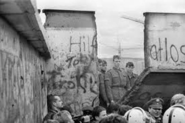 Berlin Wall falls
