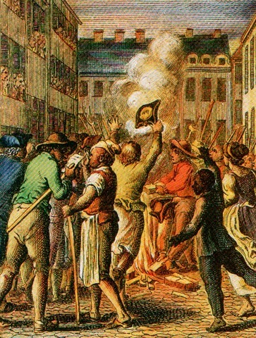 Britain Imposes the Stamp Act on the American Colonists