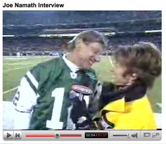 Joe Namaths drunk interview