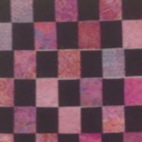 Pink and Black quilt started