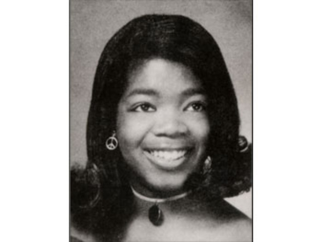 oprah Graduates from collage