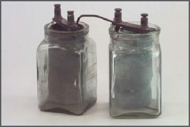 1866 Leclanche Carbon-Zinc Cell
