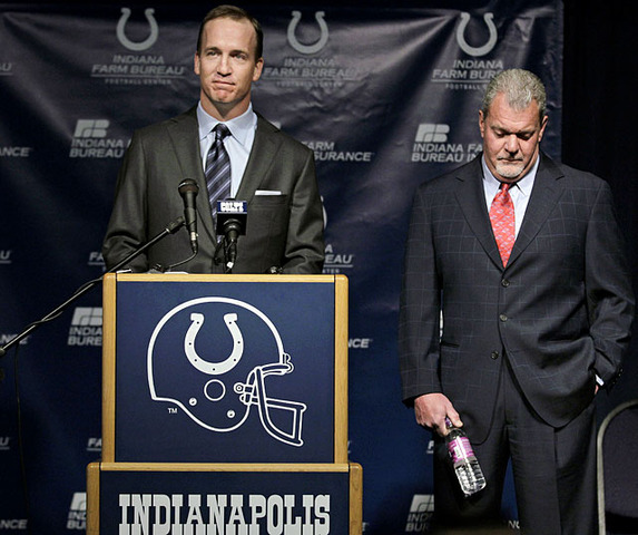 Colts release Peyton Manning