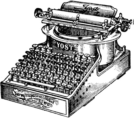 Typewriter is invented.