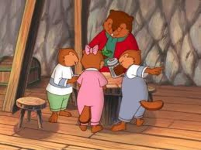 Papa Beaver's Story Time