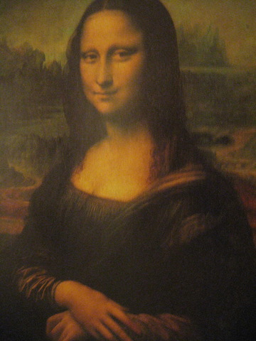 Leonardo paints the "Mona Lisa"