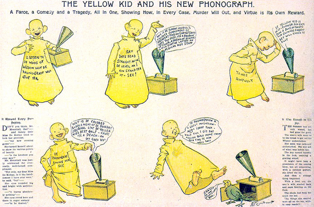 Richard Felton Outcault - At the circus in hogan's Alley ou Yellow Kid