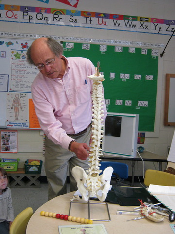 Dr. Mathes comes to visit