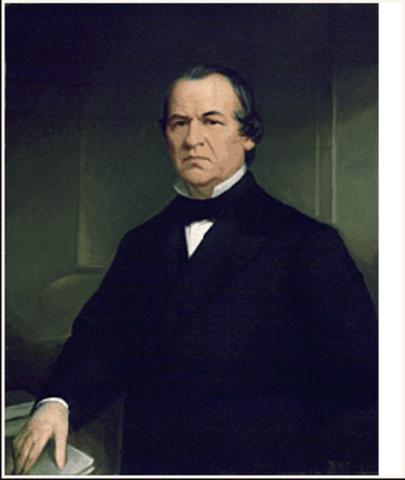 First Reconstruction Act is passed over Johnson's veto (March)