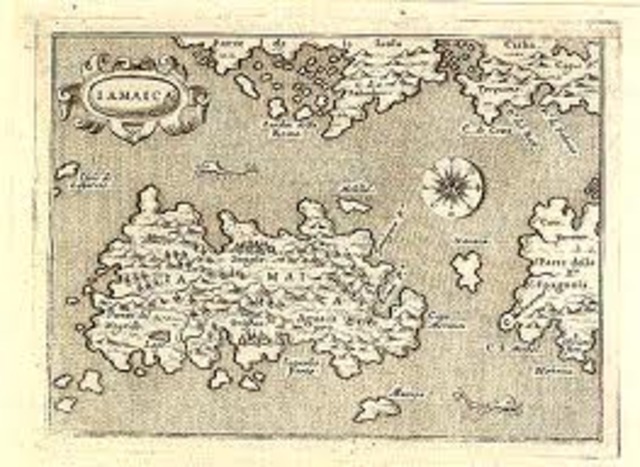 Jamaica ceded to Spain