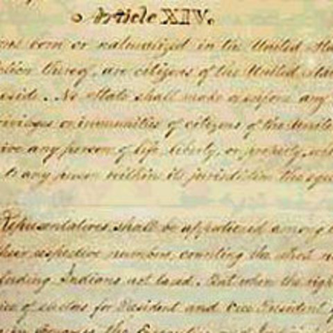 Congress passes 14th Amendment