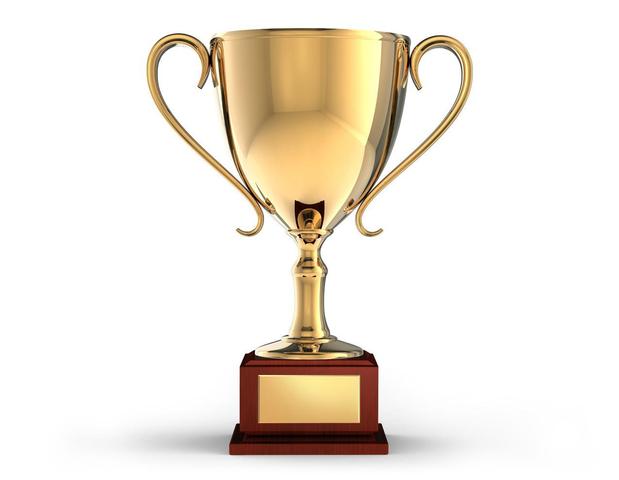 Yo conseguí un trofeo.