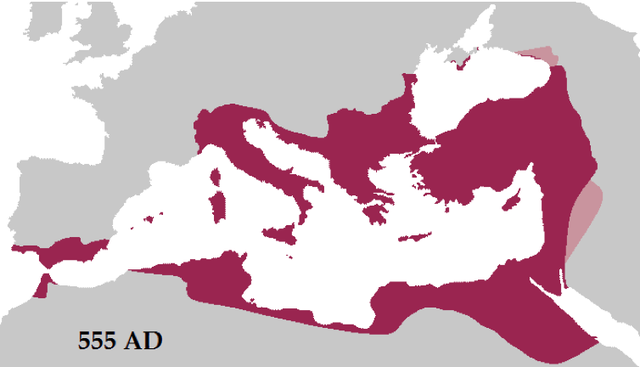 Byzantine empire at it's peak