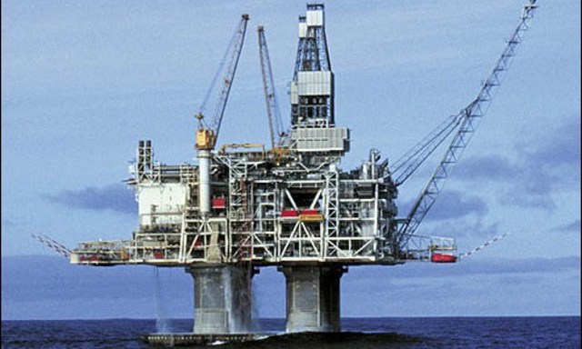 he Hibernia oil project pumps its first barrel of oil.