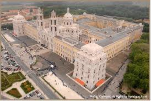 construção do Palácio Nacional de Mafra