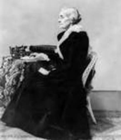 Writes and delivers slavery speech