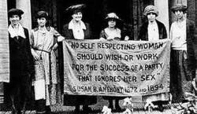 Introduces first women's rights amendment