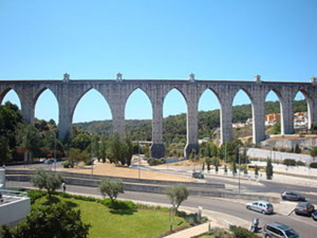 Construção do aqueduto das águas livres