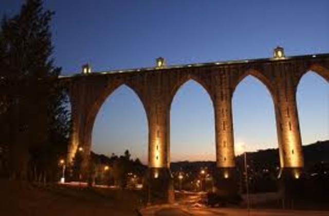 construção do aqueduto das águas livres