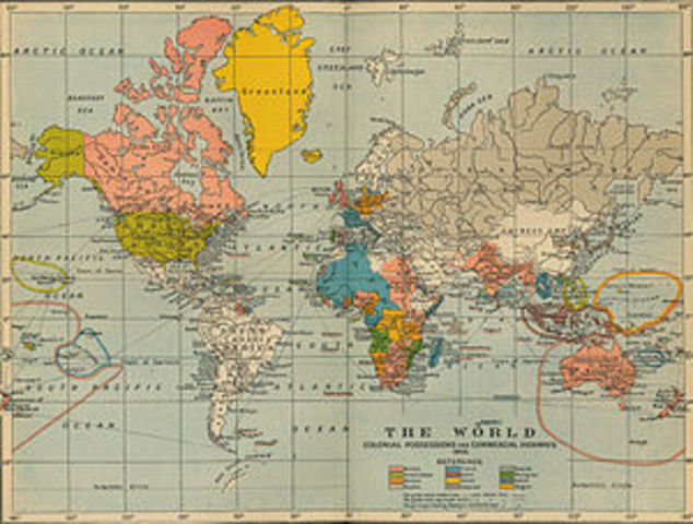 Imperialism 1870- middle of 20th century