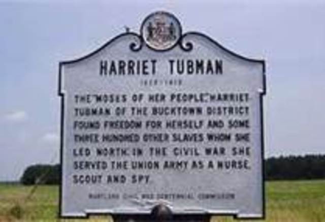 Harriet Tubman dies