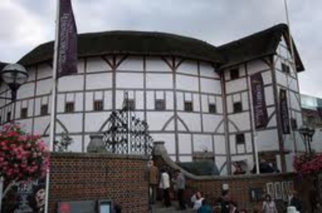the globe theater burns down in 1613 due to cannon fire in one of the plays in the theater