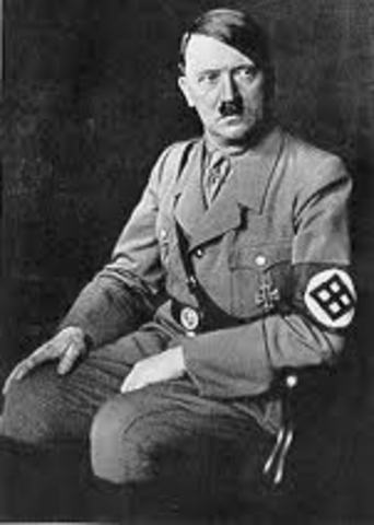 Von Hindenburg udnævner Adolf Hitler som Rigskansler