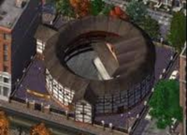 The Globe Theater is rebuilt