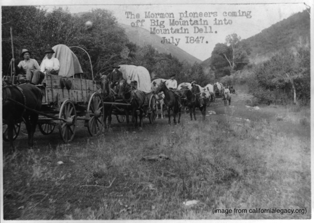 Pioneers arrive in Utah