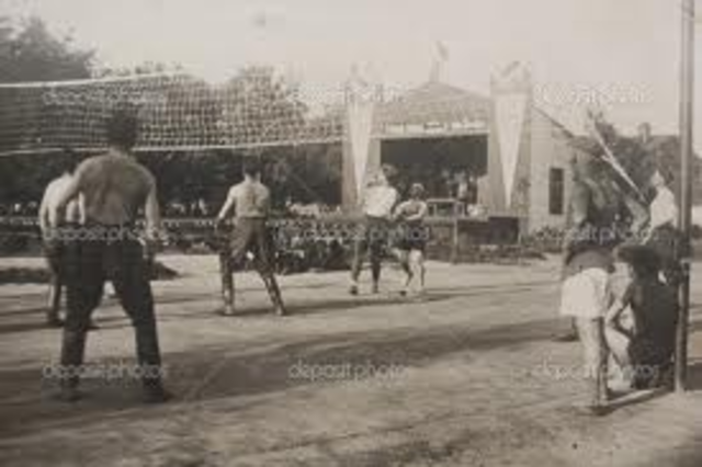 The First Volleyball Competition