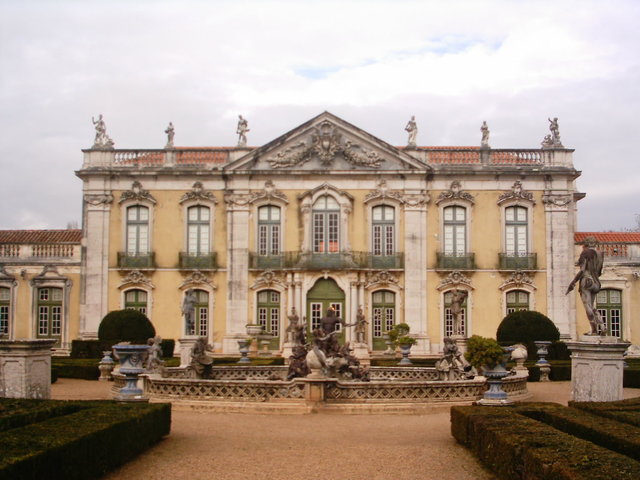 ´inauguração do palácio de queluz