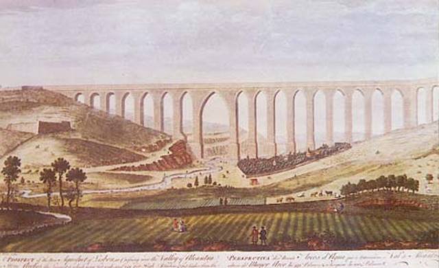 construção do aqueduto das águas livres