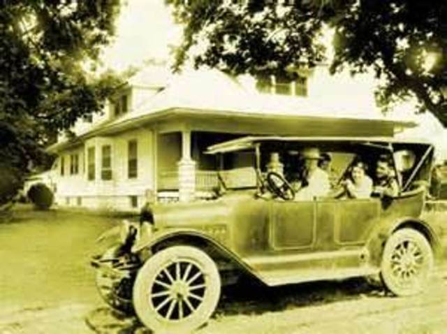 Development of powered automobile & the first country to grant women suffage