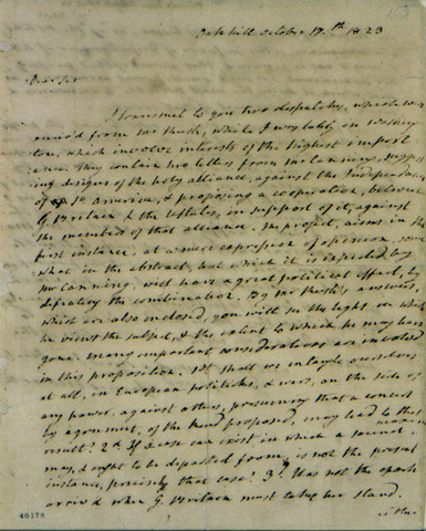 Monroe Doctrine reflects special US interests in Americas