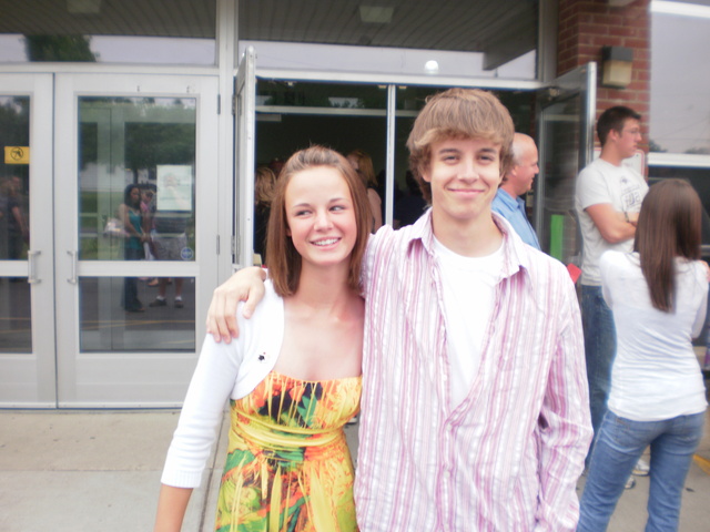 Brittany's 8th grade graduation