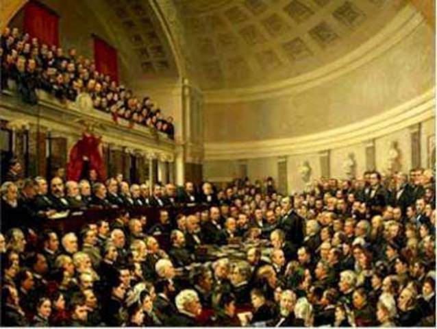 First Reconstruction Act is passed over Johnson's veto