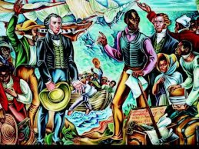 The Amistad Slaves return home to Africa