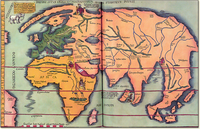 A new map, from Claudius Ptolemy