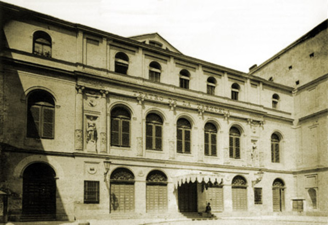 Inauguración del Teatro de la Zarzuela